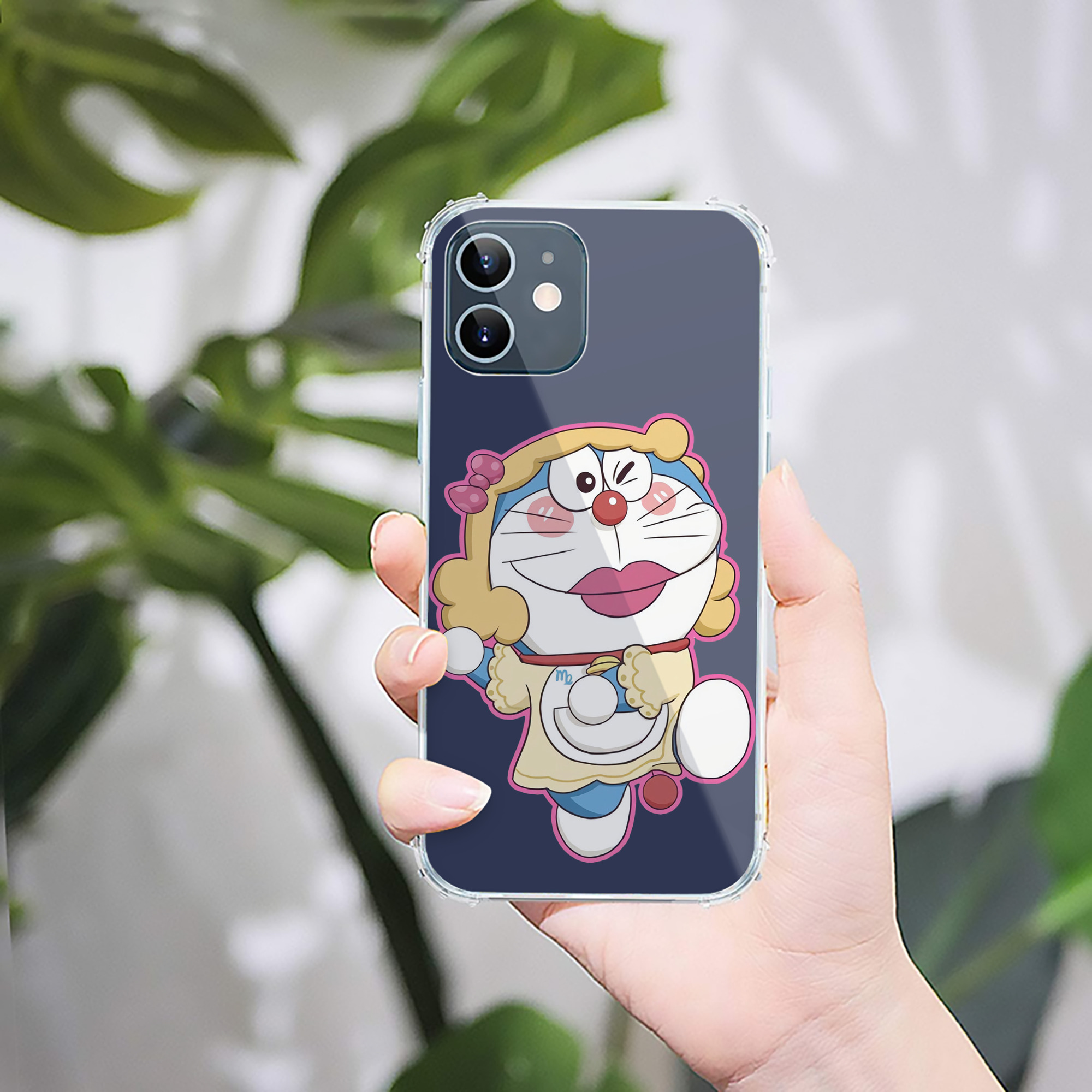 （画像用） ドラえもん Doraemon 【iPhone 12シリーズ対応】透明スマホケース（クリアソフトケース）